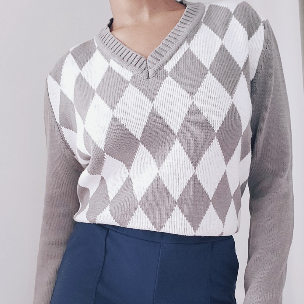 Memory Greya and White Sweater